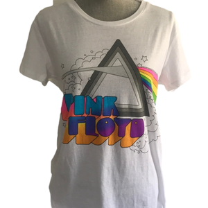 NWT Chasers Pink Floyd white short sleeve tshirt